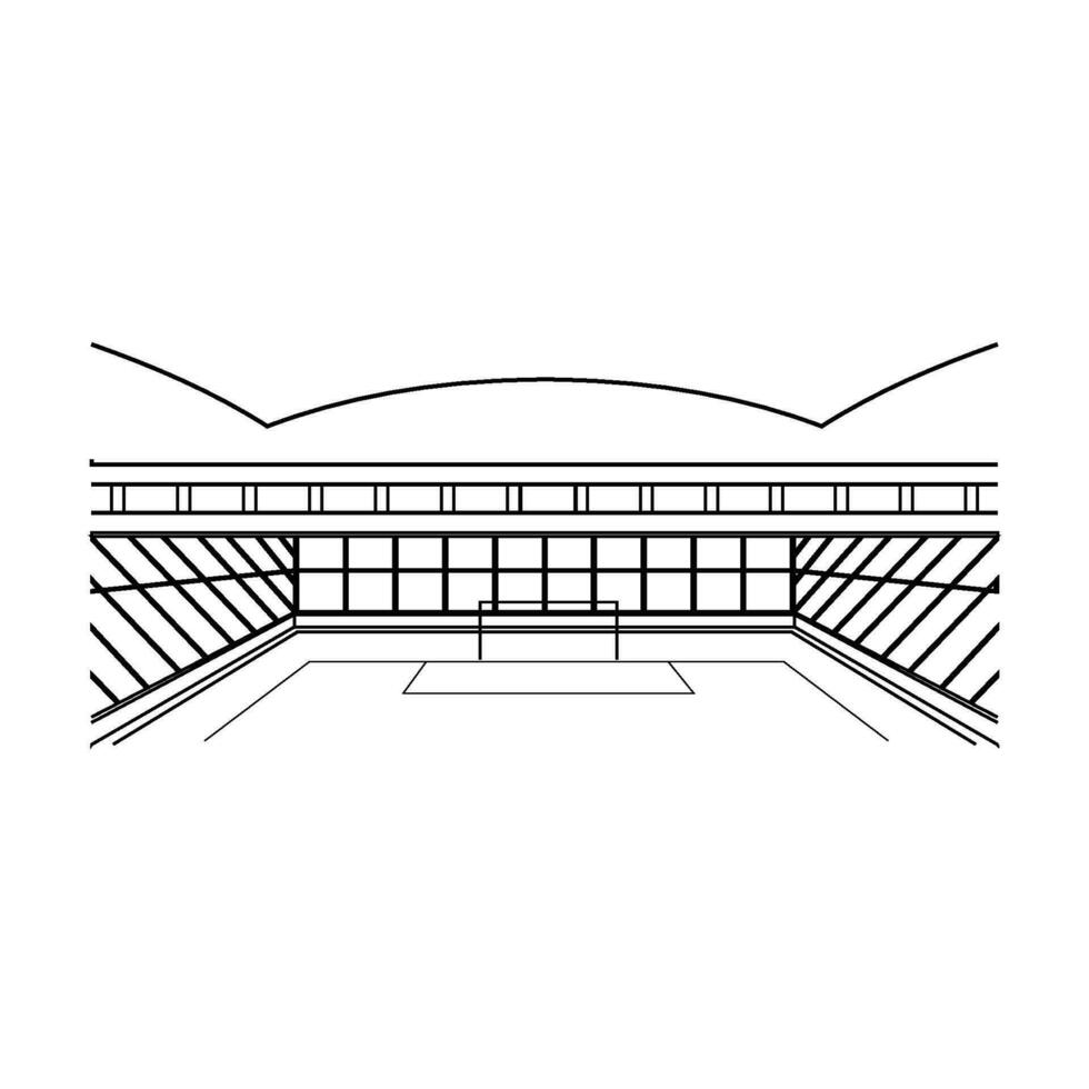 Stadion Symbol Vektor