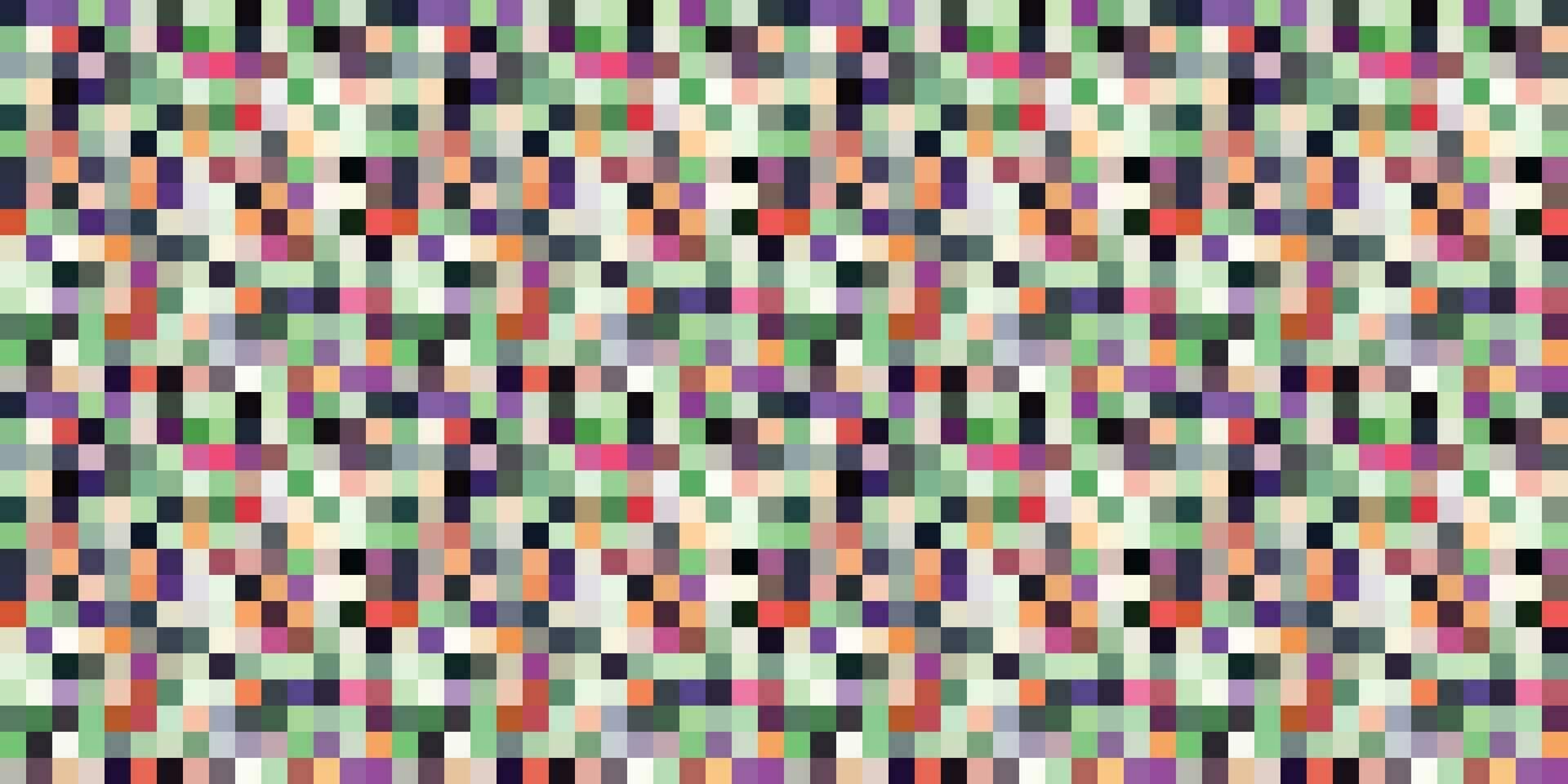 pixelig bunt beschwingt geometrisch Gitter modern abstrakt Pixel Lärm Vektor Textur, Fliese nahtlos Muster Hintergrund