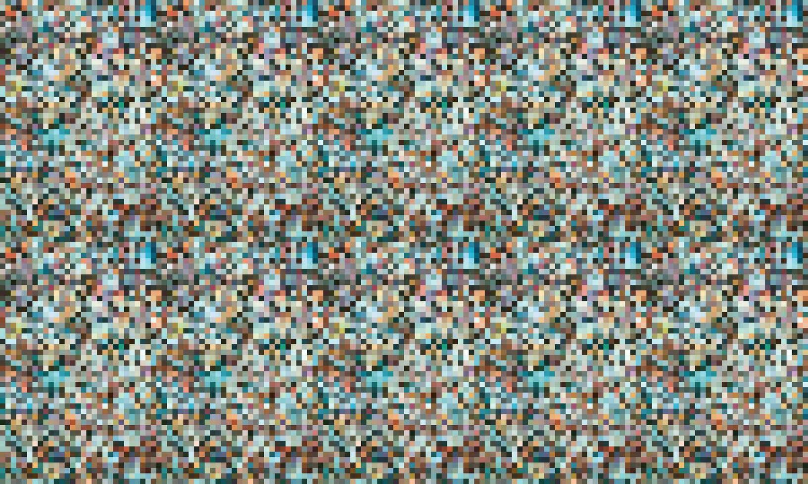 pixelig bunt beschwingt geometrisch Gitter modern abstrakt Pixel Lärm Vektor Textur, Fliese nahtlos Muster Hintergrund