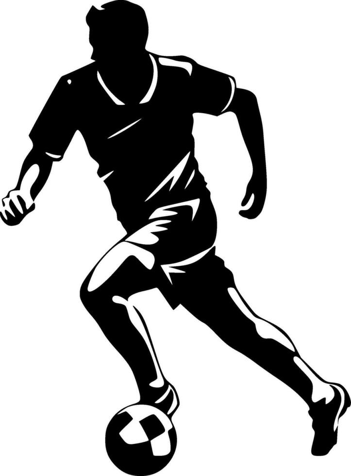 Fußball - - hoch Qualität Vektor Logo - - Vektor Illustration Ideal zum T-Shirt Grafik