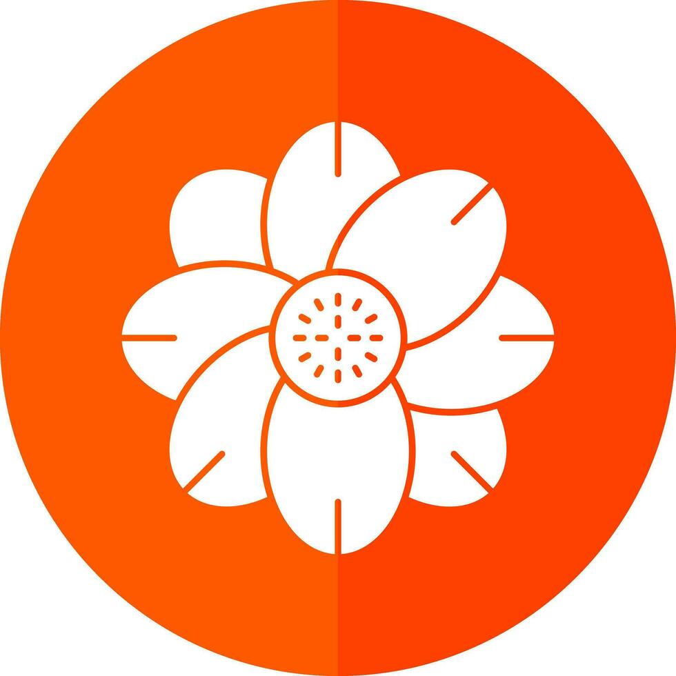 arktisk blomma vektor ikon design