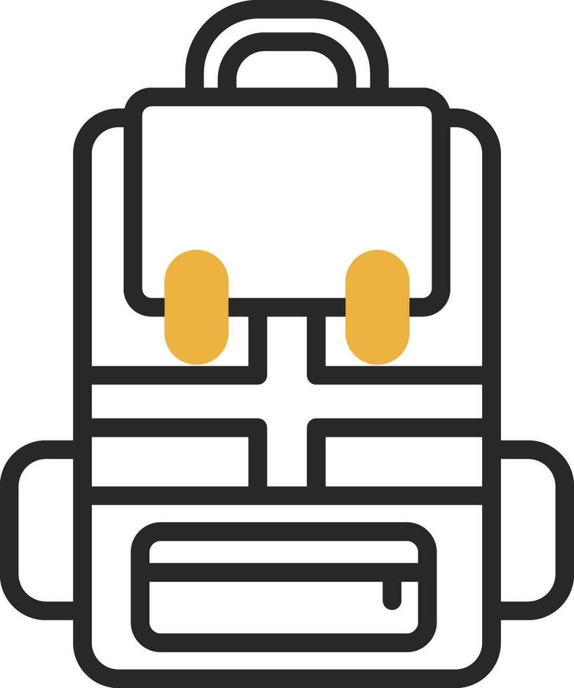 Rucksack-Vektor-Icon-Design vektor