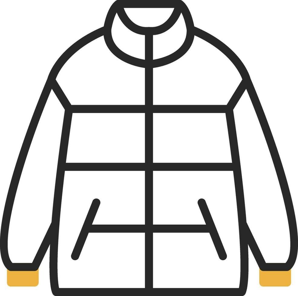 Winter Jacke Vektor Symbol Design