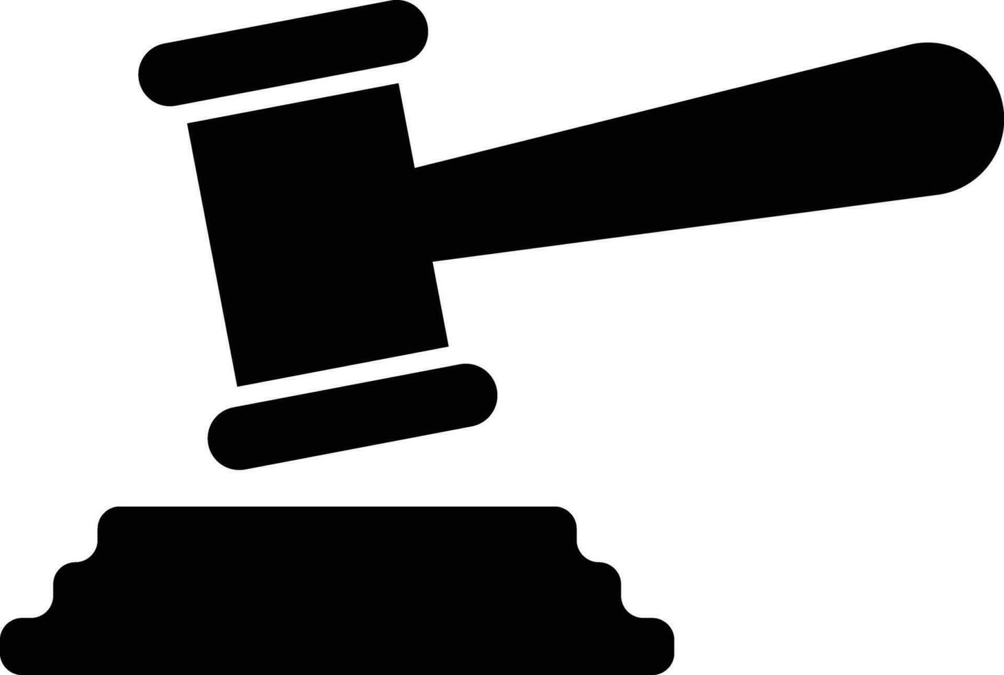 hummer lag, domstol ikon symbol vektor