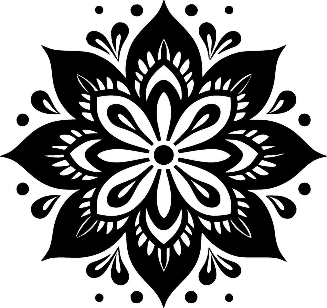 Mandala - - hoch Qualität Vektor Logo - - Vektor Illustration Ideal zum T-Shirt Grafik