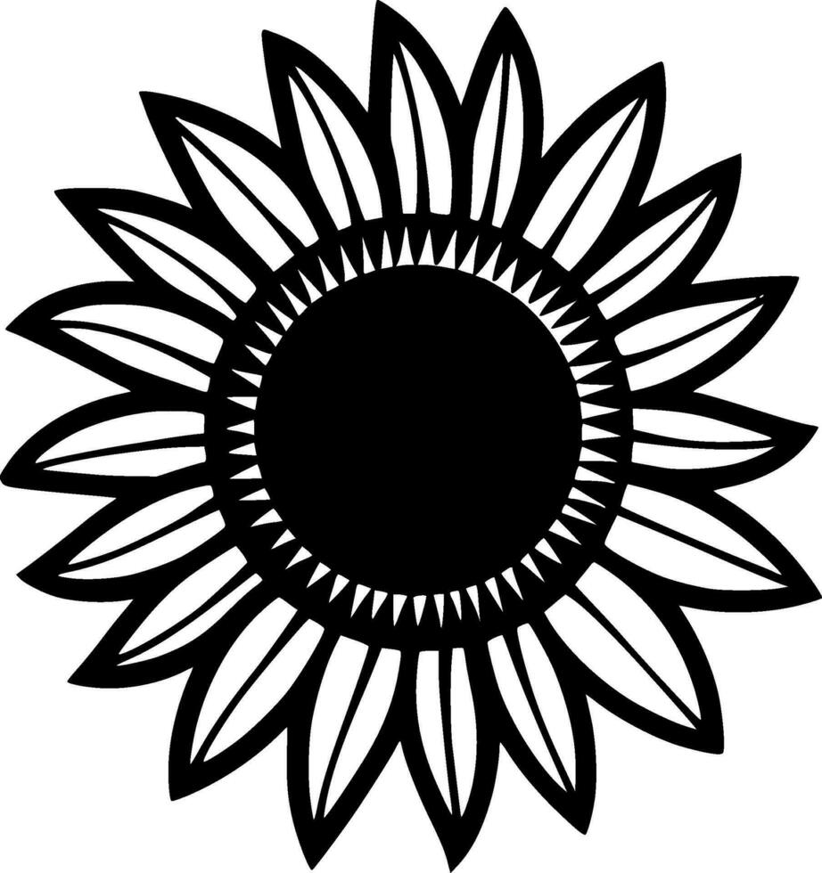 Sonnenblume - - hoch Qualität Vektor Logo - - Vektor Illustration Ideal zum T-Shirt Grafik