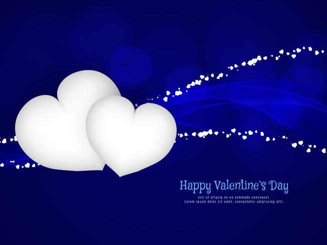 Abstrakter glücklicher eleganter Hintergrund des Valentinstags vektor