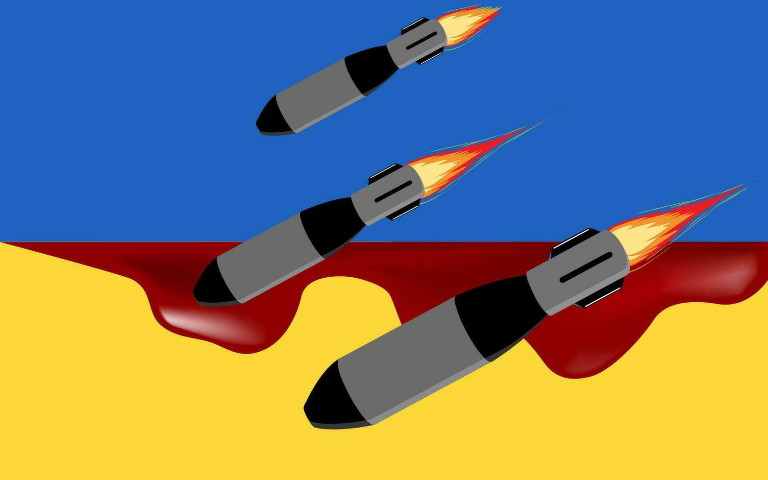 sluta krig i ukraina konceptuell vektor illustration