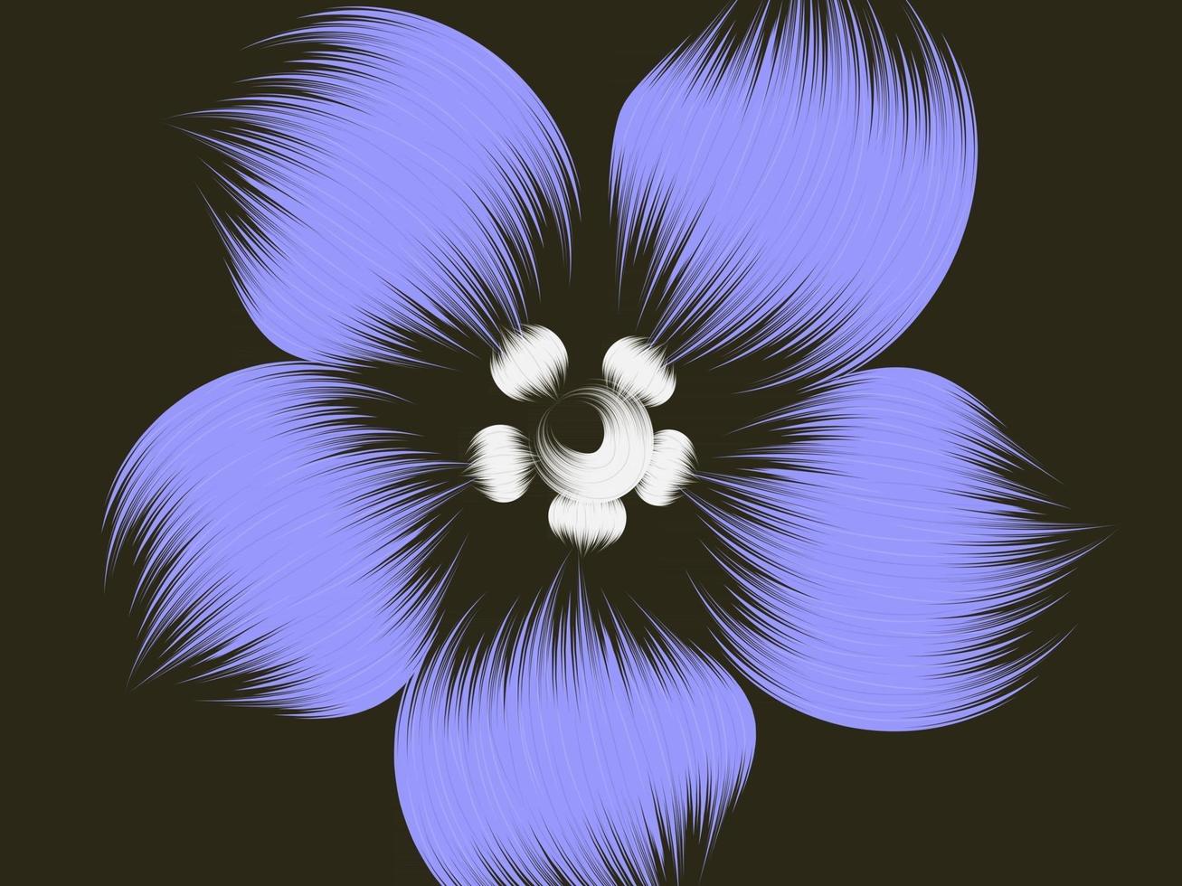 blå blommig bakgrund vektor