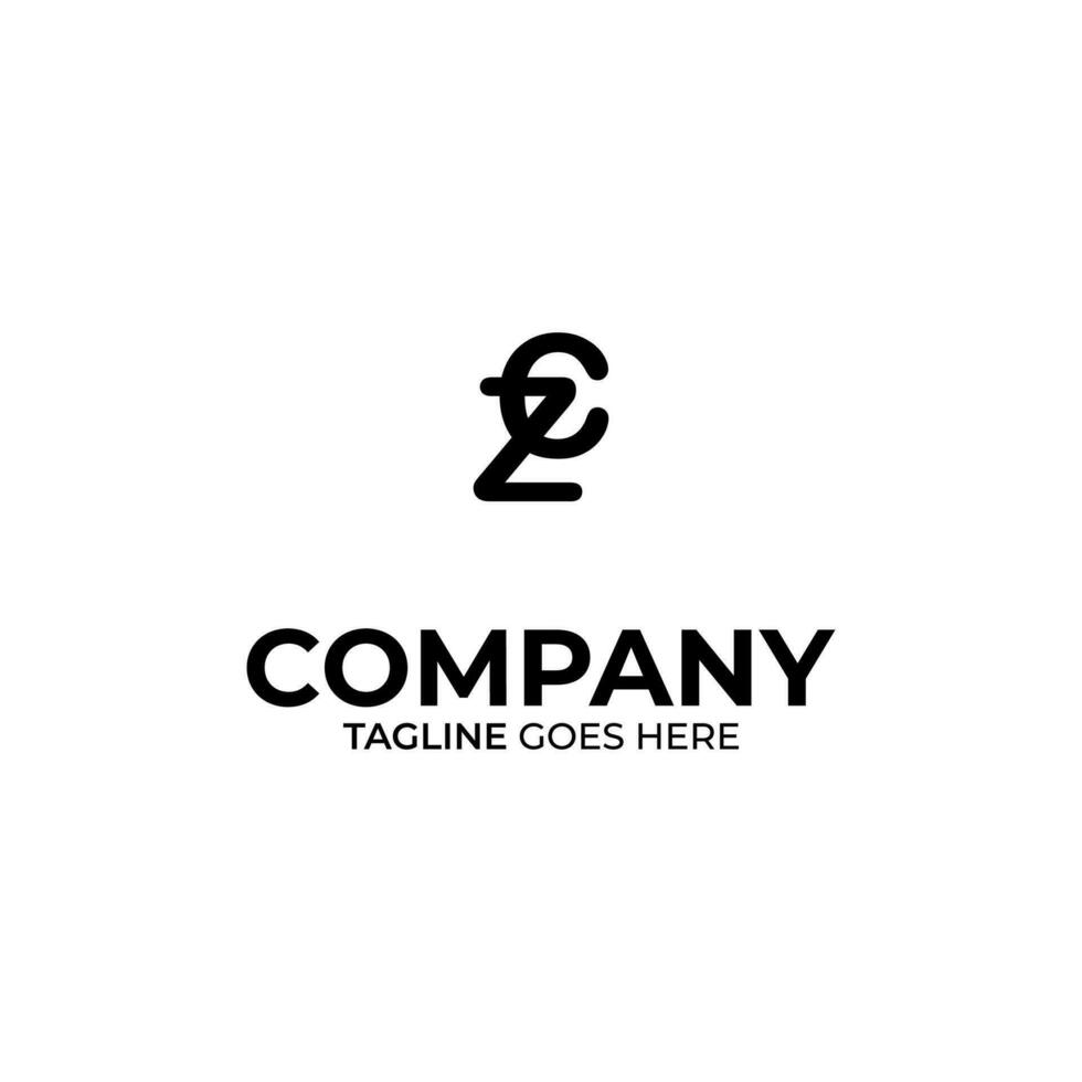 symbol cz brev logotyp på vit bakgrund, kan vara Begagnade för konst företag, sporter, etc vektor