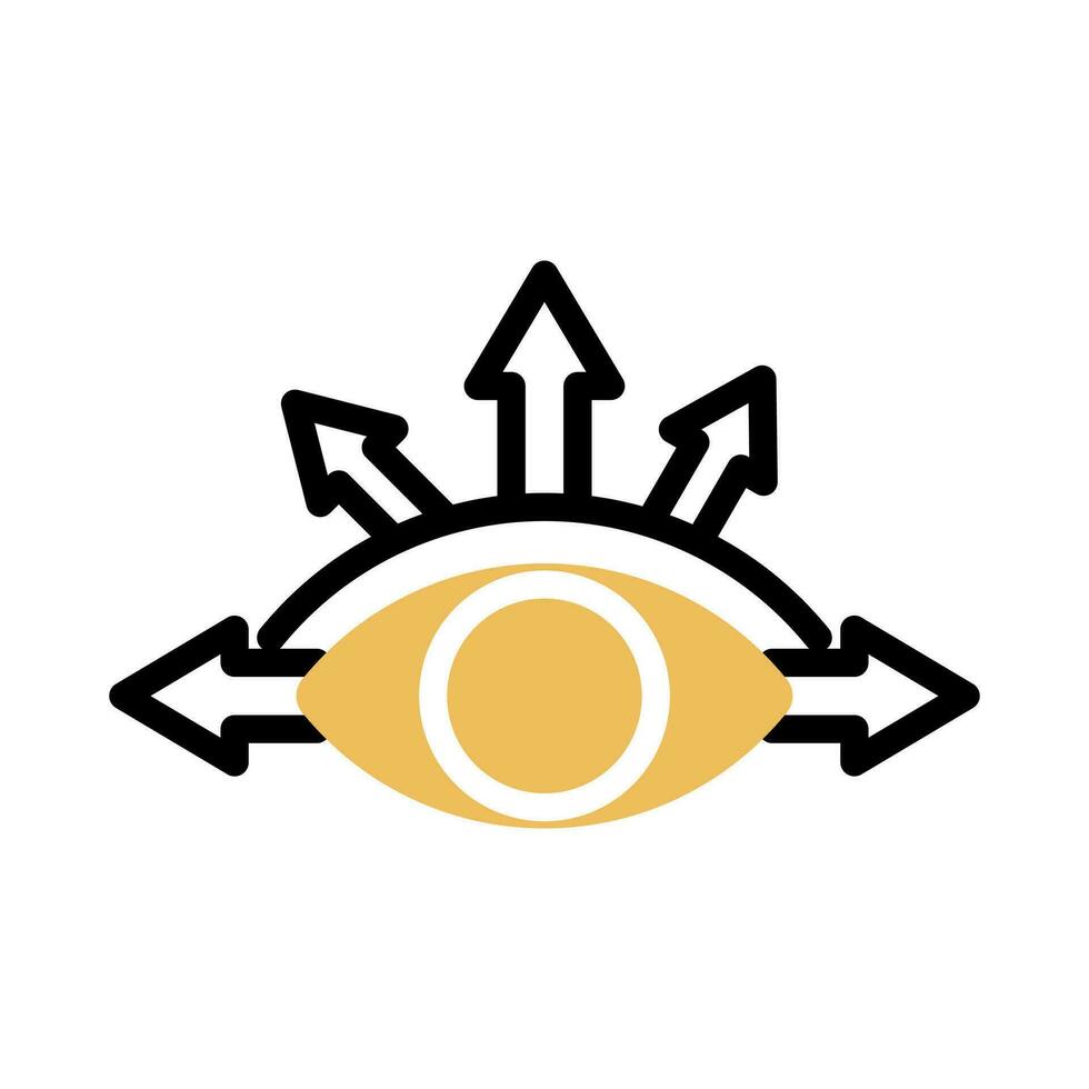 Vision Symbol, Vektor Logo, isolieren auf ein Weiß Hintergrund