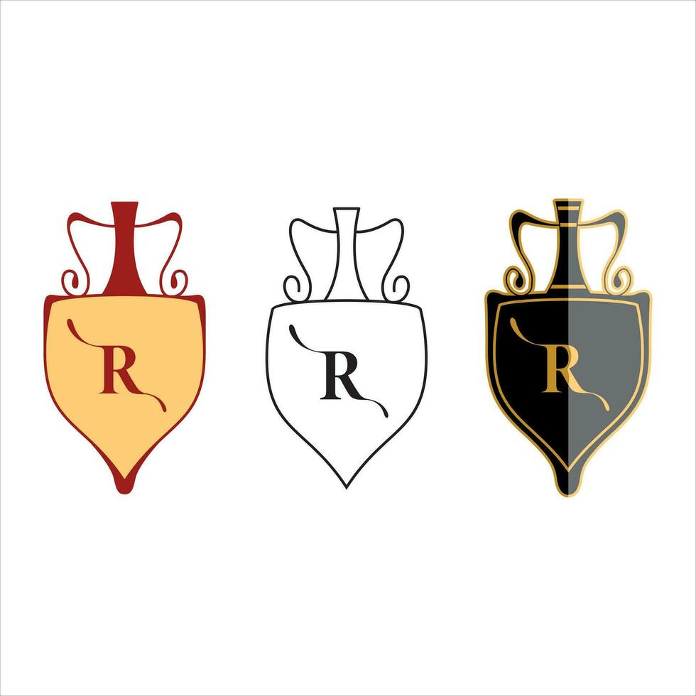 vingård logotyp. vin symbol och emblem. logotyp. logotyp. grafisk design och mall. vektor