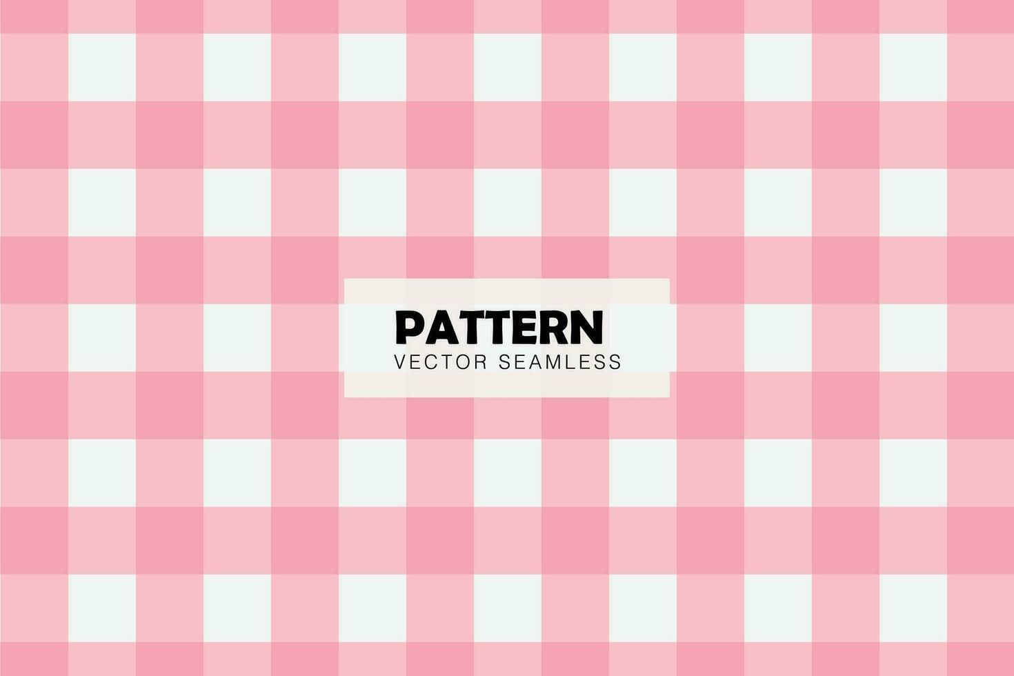 Rosa Gingham einfach gestalten nahtlos wiederholen Muster vektor