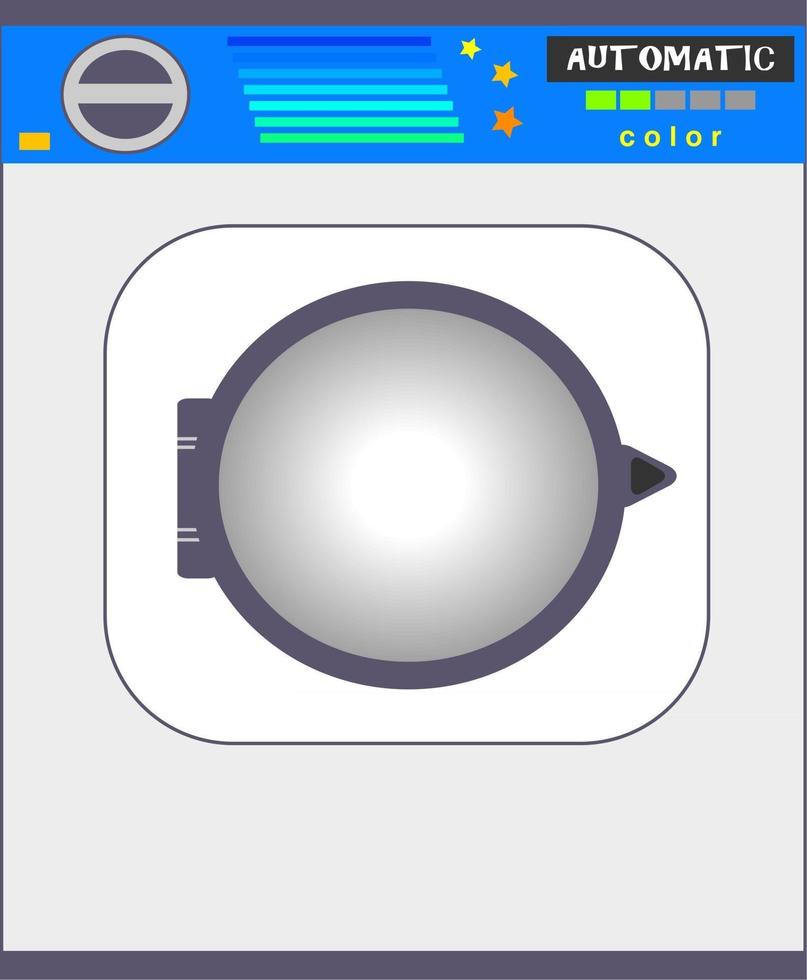 automatisk tvättmaskin vektor