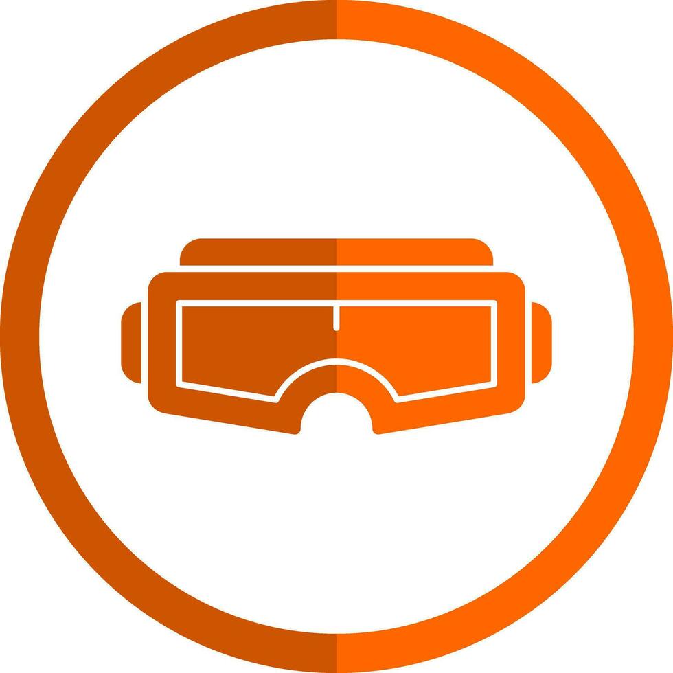 Vr-Brille-Vektor-Icon-Design vektor