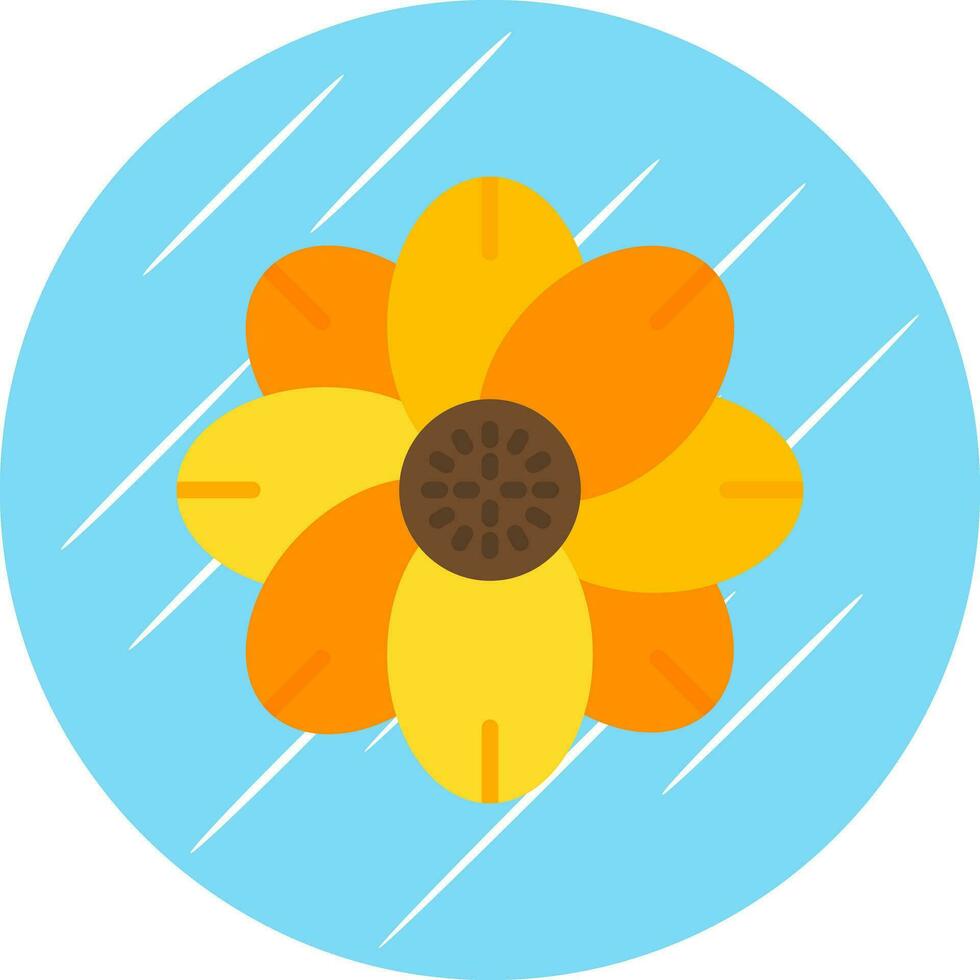 arktisk blomma vektor ikon design