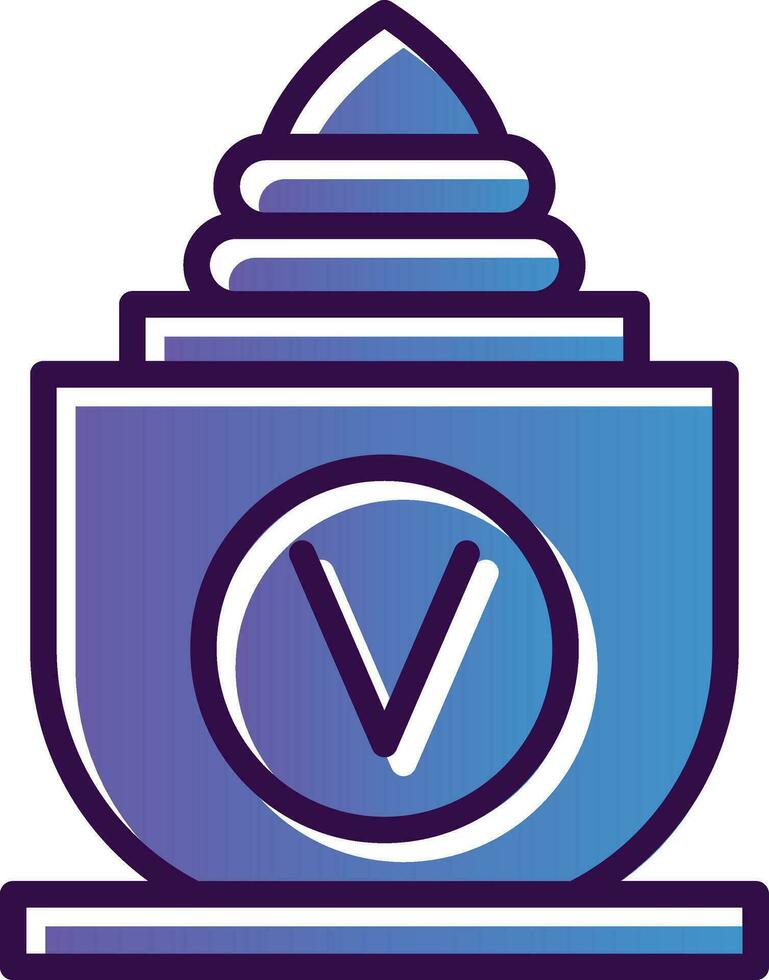 Vase-Vektor-Icon-Design vektor