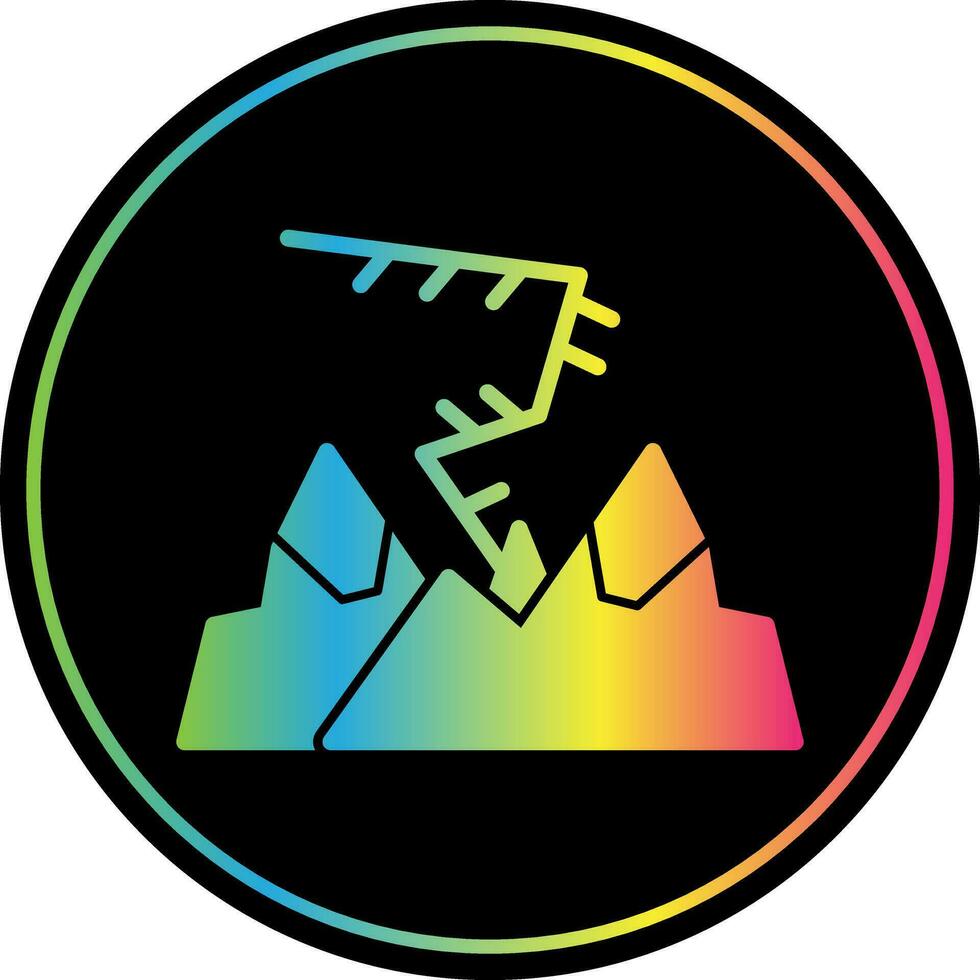 Aurora Borealis Vektor Symbol Design