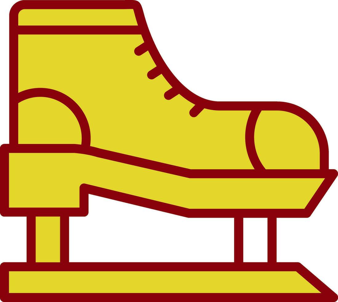 Eis Schlittschuh Vektor Symbol Design