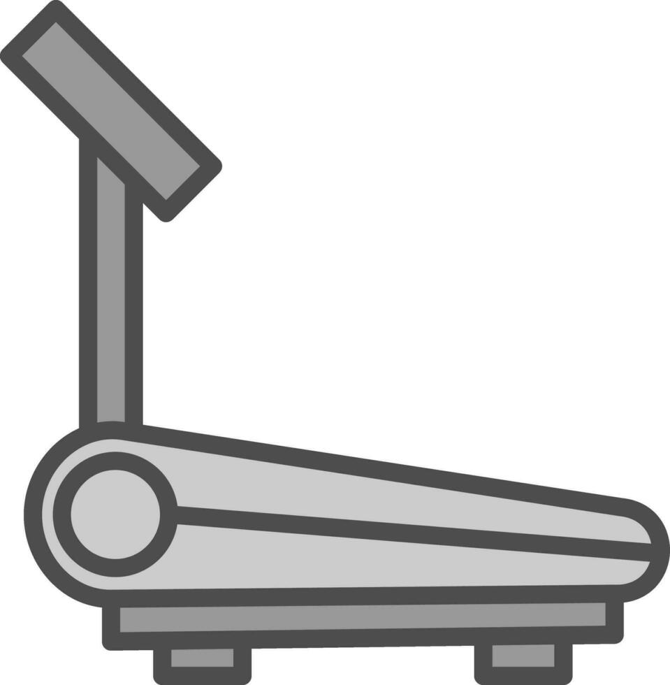 Laufband-Vektor-Icon-Design vektor