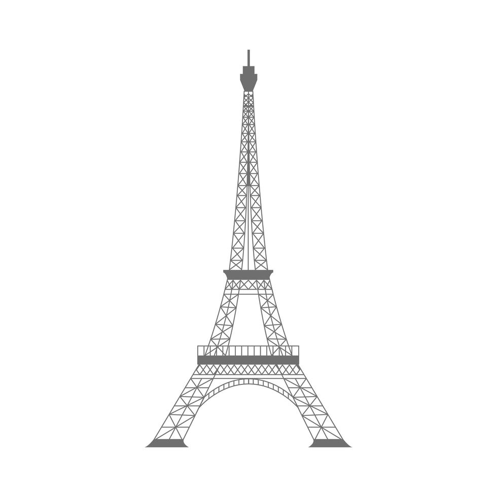 Frankreich Eiffelturm Vektordesign tower vektor