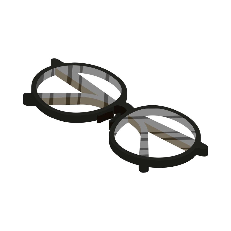 Brille optisches Zubehör isoliertes Symbol vektor