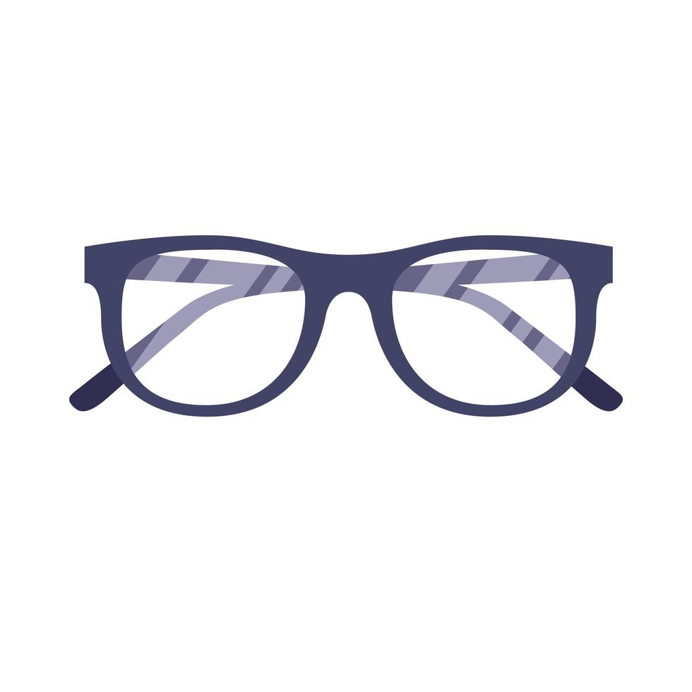 isolierte Brillen-Symbol-Vektor-Design vektor