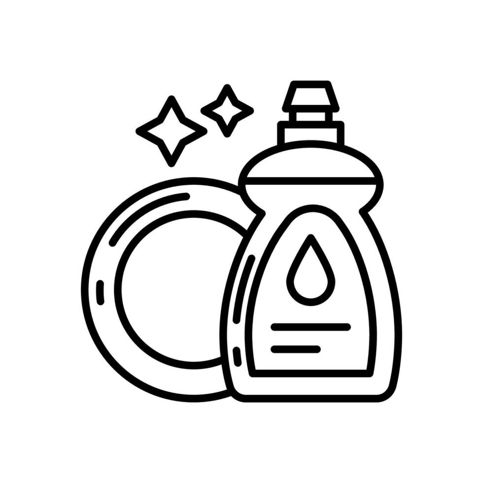 Gericht Seife Symbol im Vektor. Illustration vektor