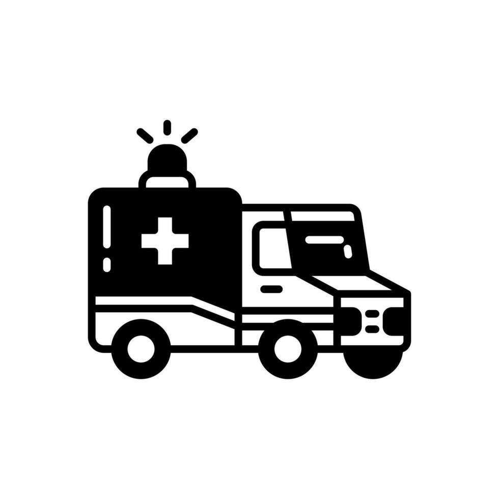 ambulans ikon i vektor. illustration vektor