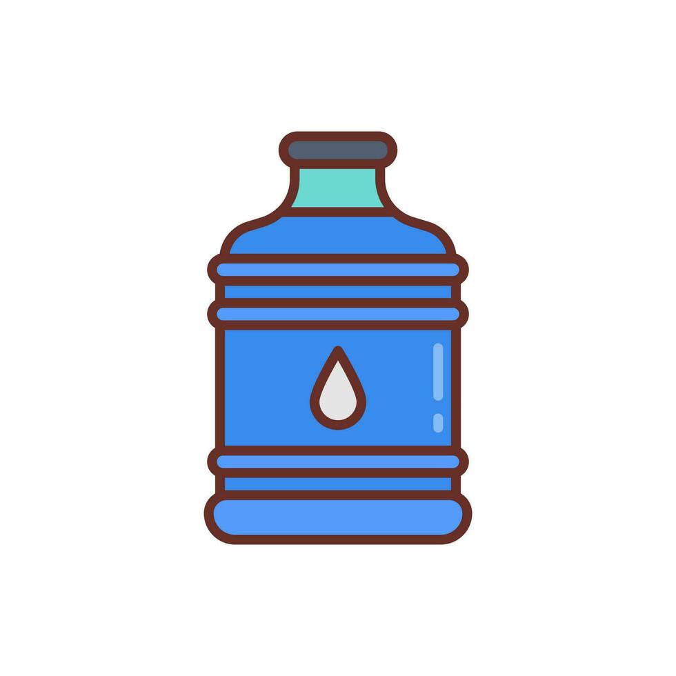 Wasser Flasche Symbol im Vektor. Illustration vektor