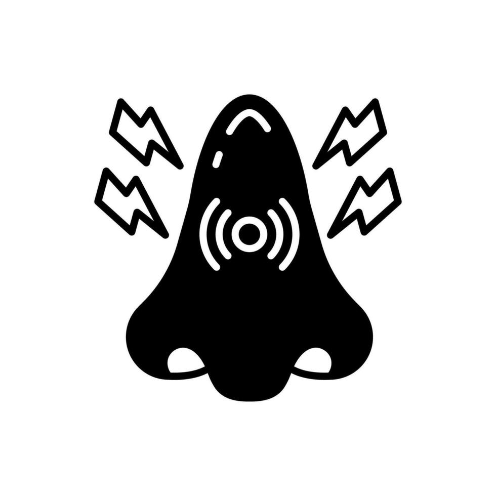 Nasal- Überlastung Symbol im Vektor. Illustration vektor