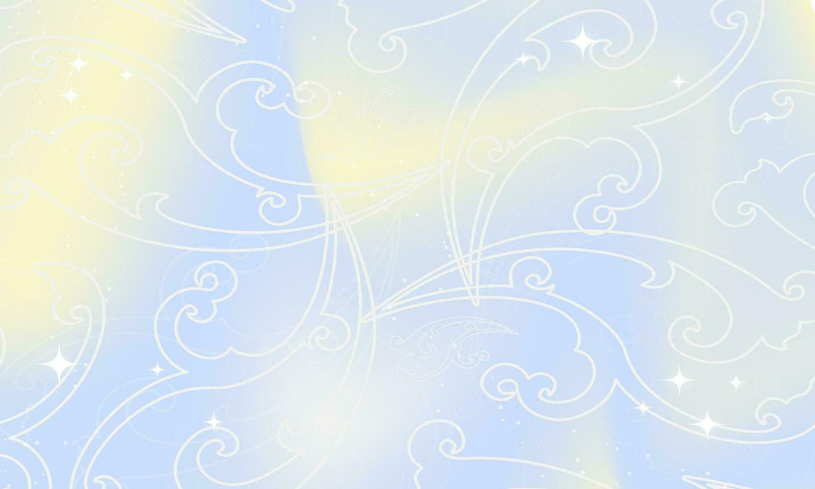 modern och trendig pastell bakgrund med kopia Plats. flytande pastell lutning mall med stjärnor och mönster design. redigerbar vektor illustration. eps 10 fil.