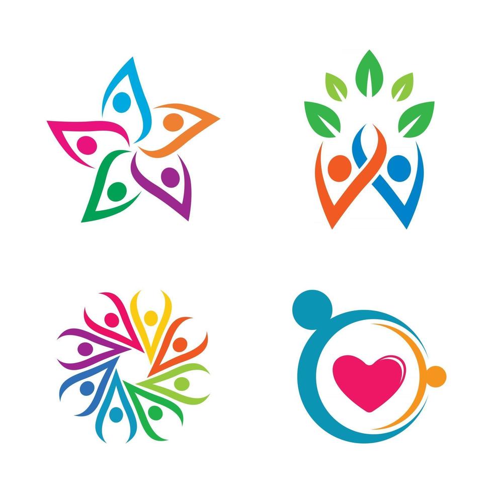 community care logo bilder design vektor