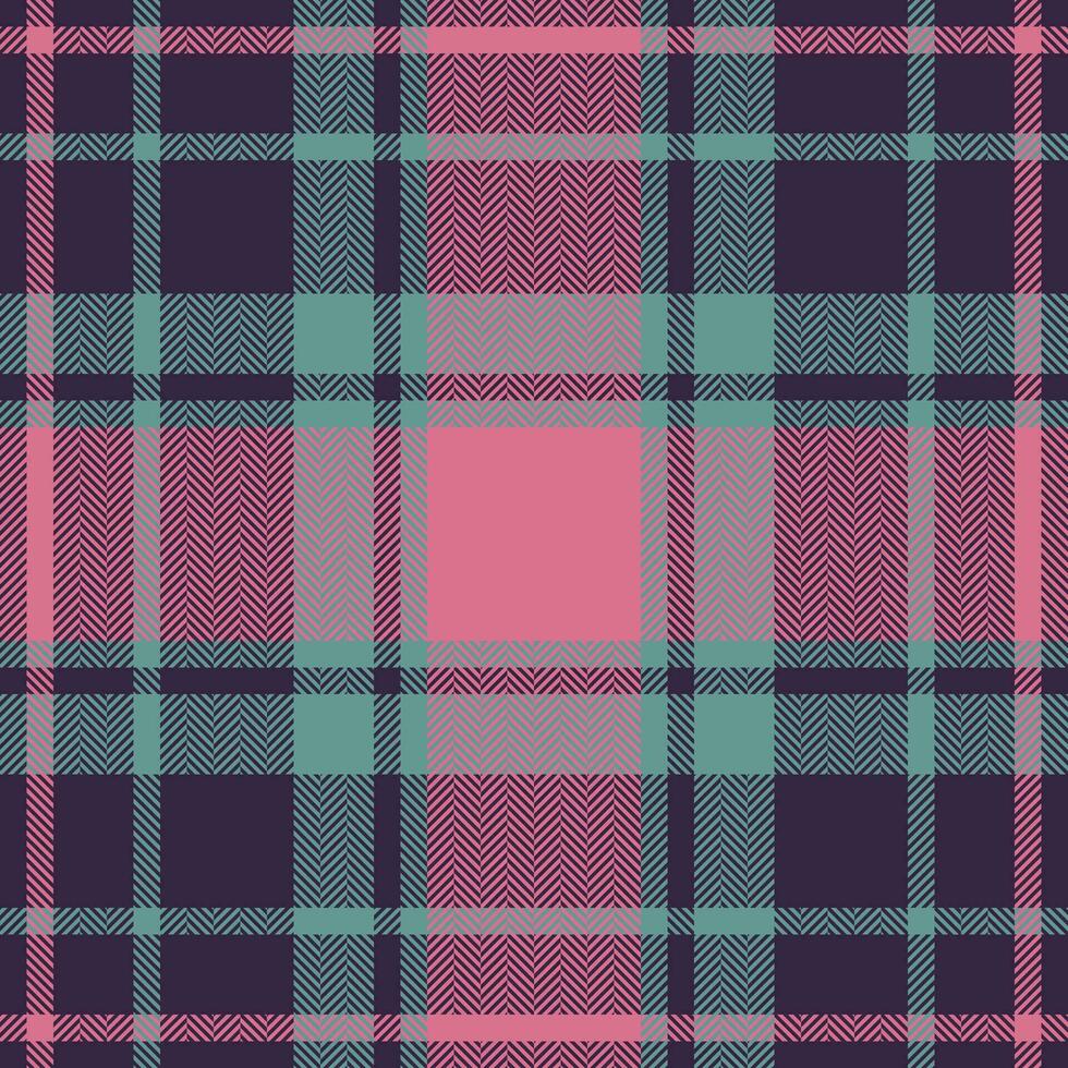 kariertes Karomuster. nahtlose Stoffstruktur. Tartan-Textildruck. vektor