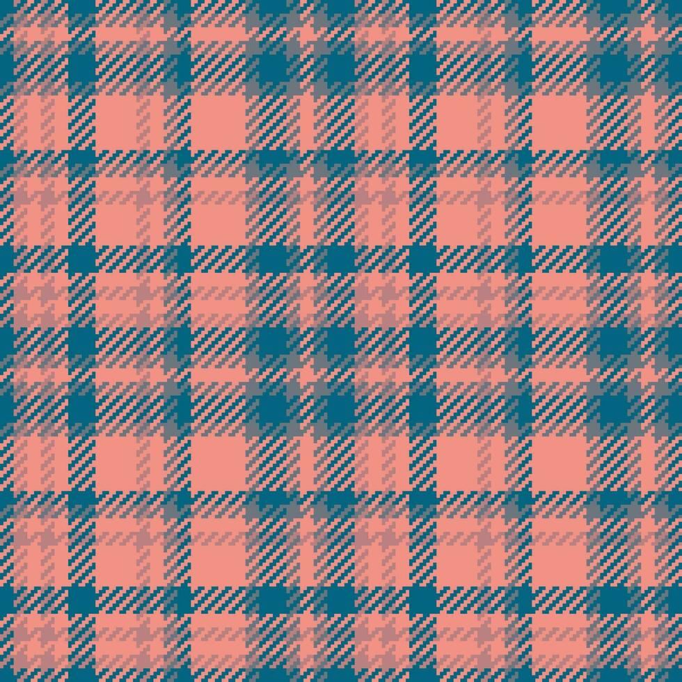 Plaid Vektor Hintergrund von prüfen Stoff nahtlos mit ein Textil- Textur Muster Schottenstoff.