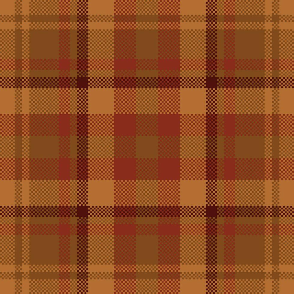 Pixel-Hintergrund-Vektor-Design. modernes, nahtloses Muster kariert. Stoff mit quadratischer Textur. Tartan Schottisches Textil. schönheit farbe madras verzierung. vektor