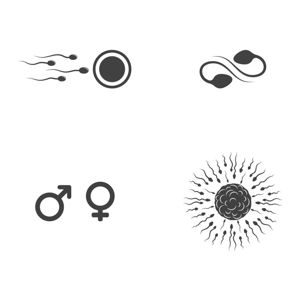 Sperma Vektor Icon Design Illustration