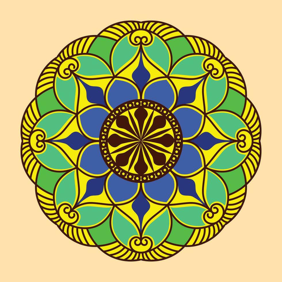 Ornament runden einstellen mit Mandala. geometrisch Kreis Element gemacht im Vektor. perfekt einstellen zum irgendein andere nett von Design vektor