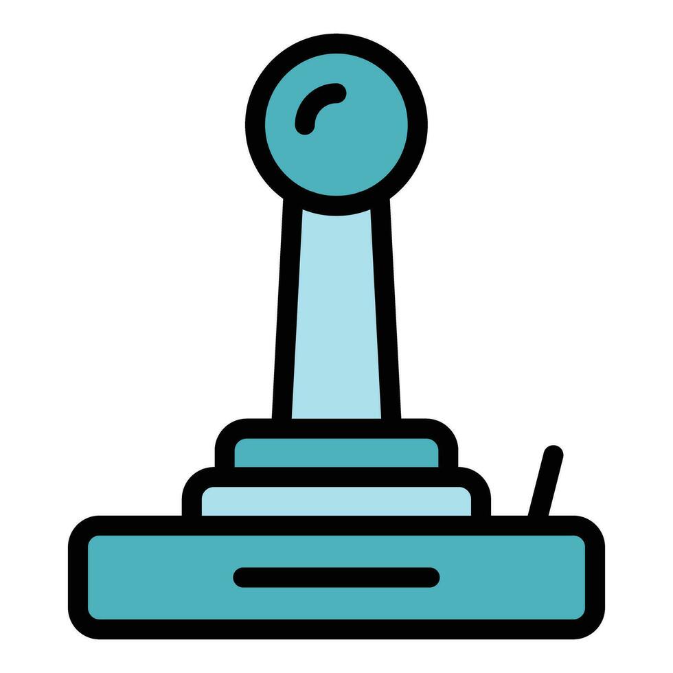 Spiel Joystick Symbol Vektor eben