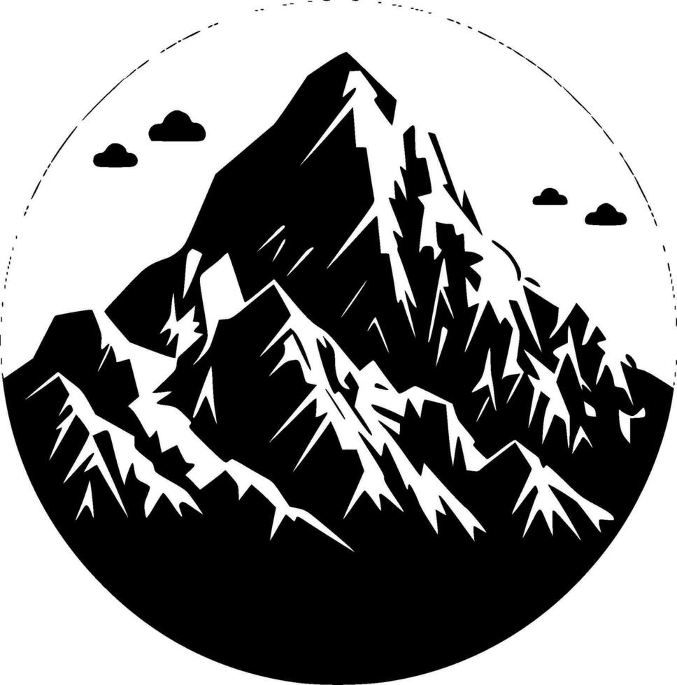 Berge - - hoch Qualität Vektor Logo - - Vektor Illustration Ideal zum T-Shirt Grafik