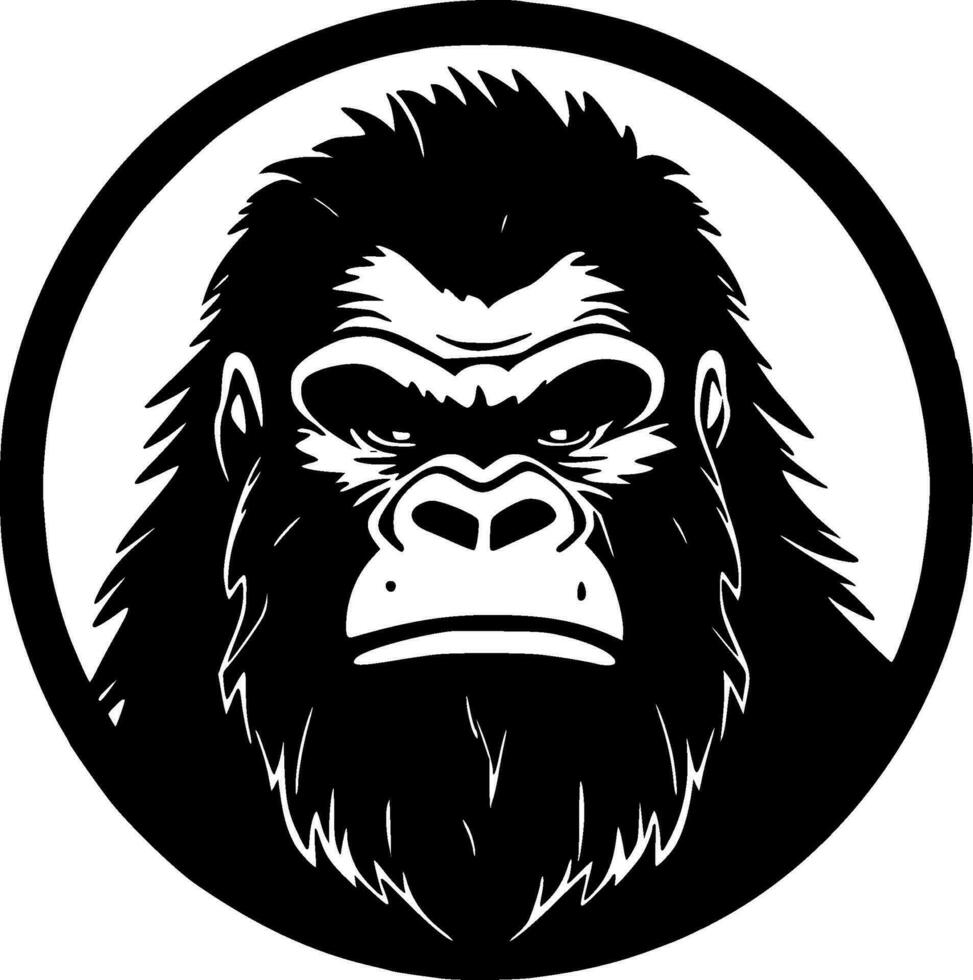 gorilla - hög kvalitet vektor logotyp - vektor illustration idealisk för t-shirt grafisk