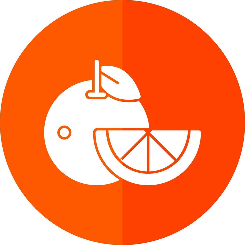 orangefarbenes Vektor-Icon-Design vektor