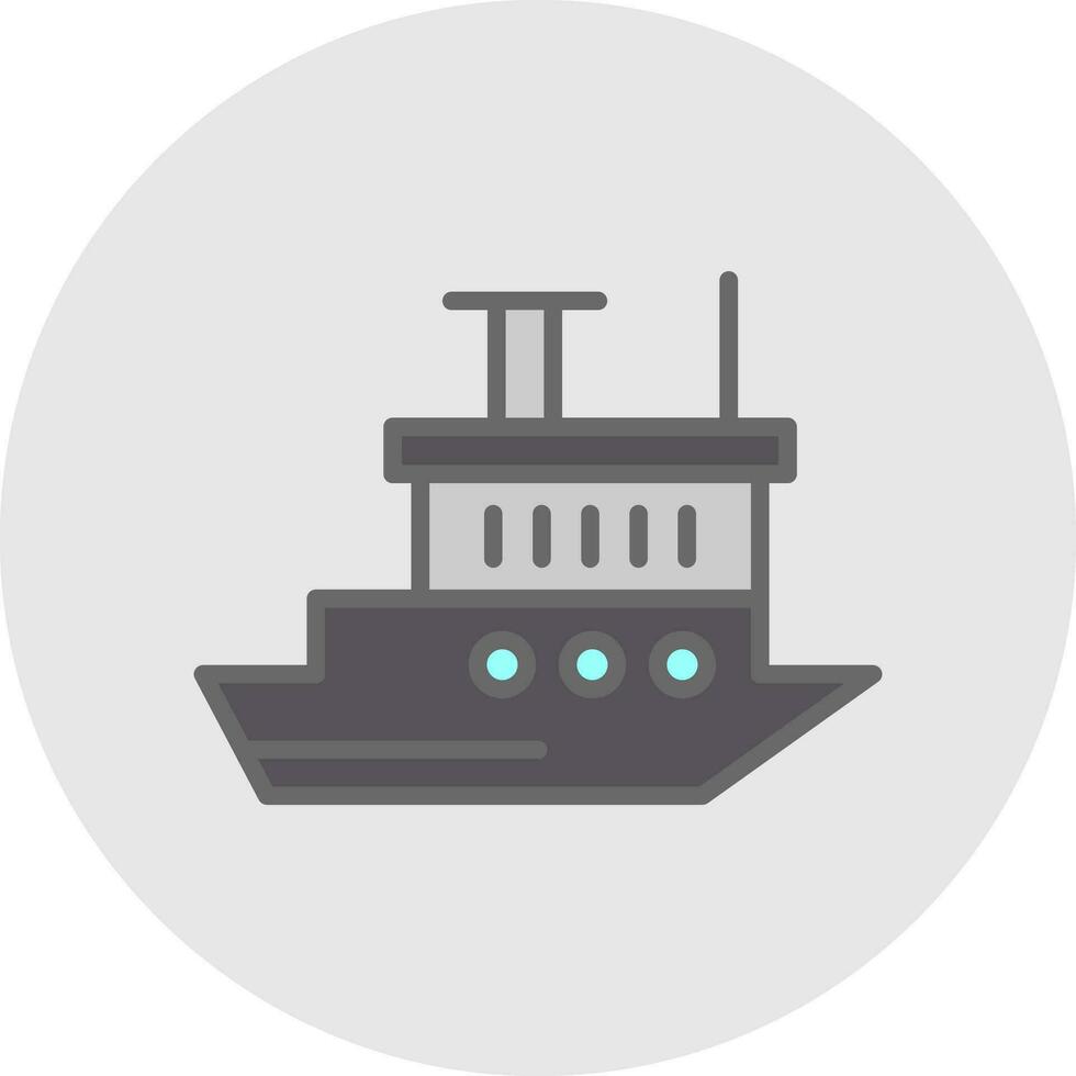 Eisbrecher Schiff Vektor Symbol Design