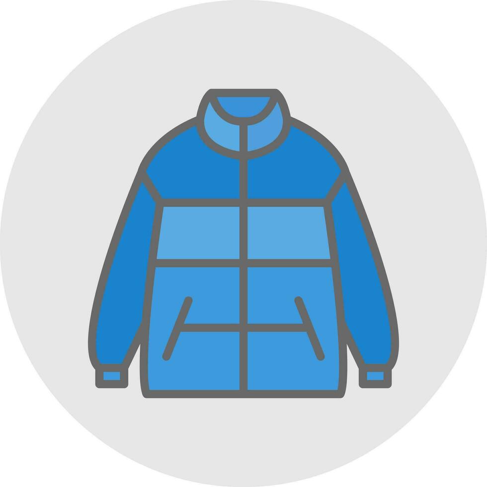 Winter Jacke Vektor Symbol Design