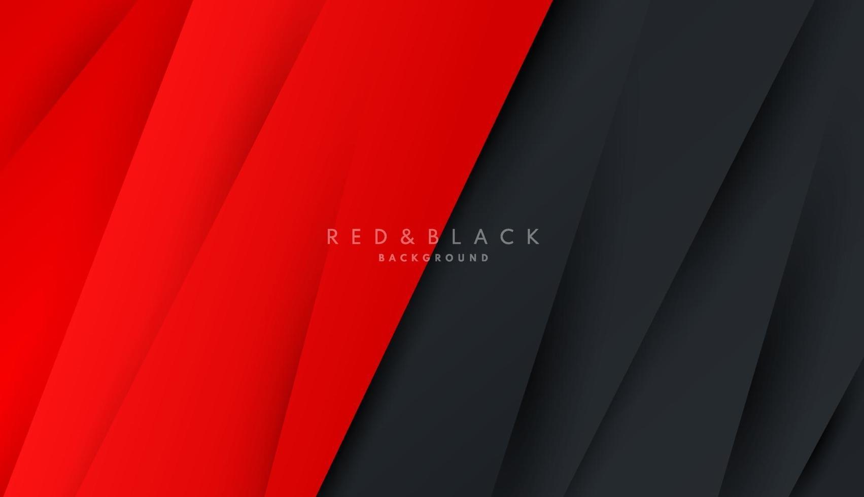 företags abstrakt begrepp röd och svart kontrast bakgrund. modern lyxig futuristisk teknikdesign. vektor illustration