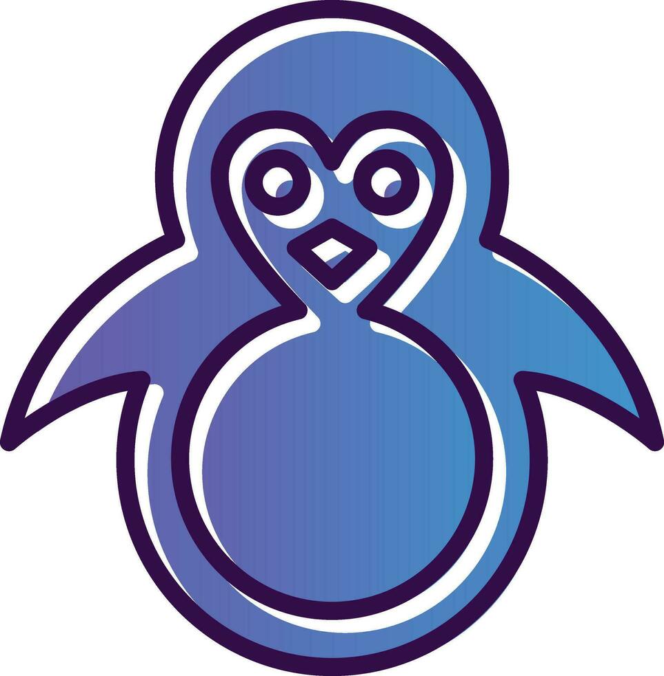 Pinguin Vektor Symbol Design