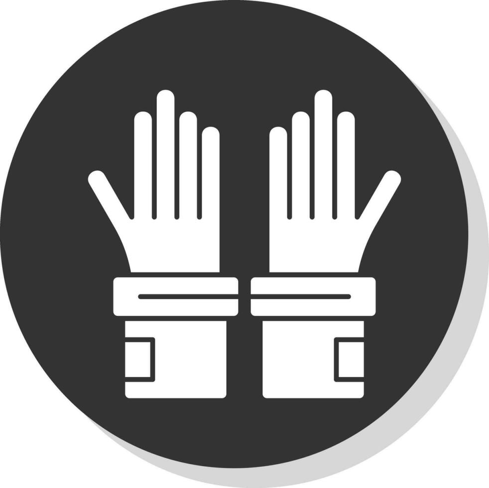 Handschuhe-Vektor-Icon-Design vektor