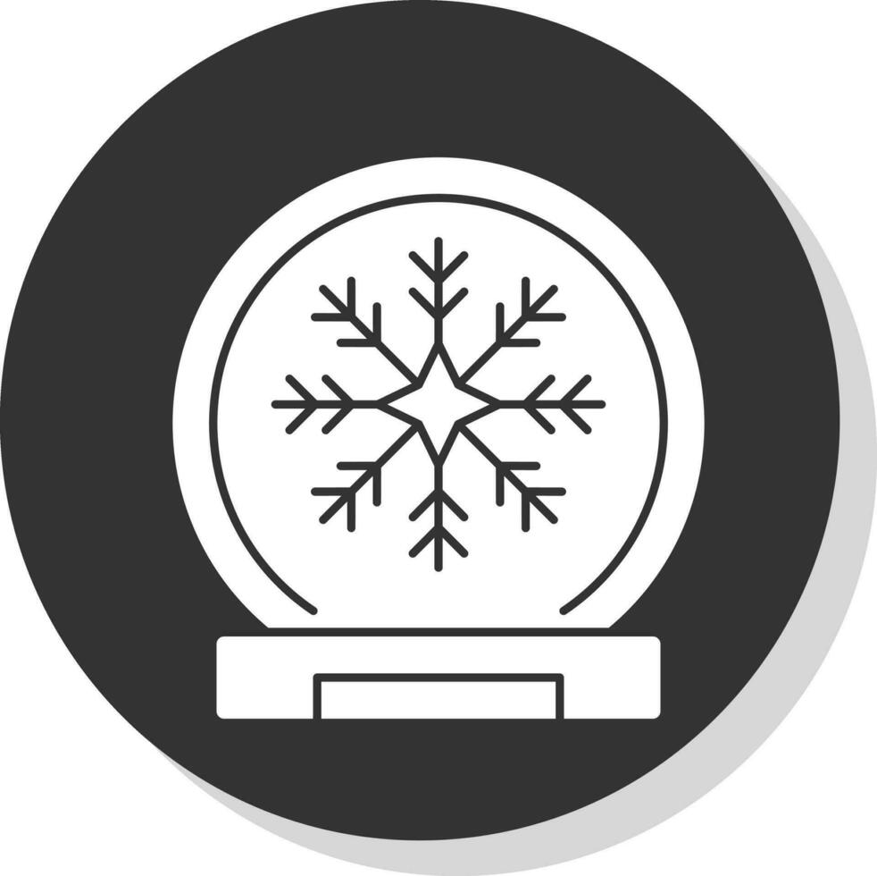 snö klot vektor ikon design