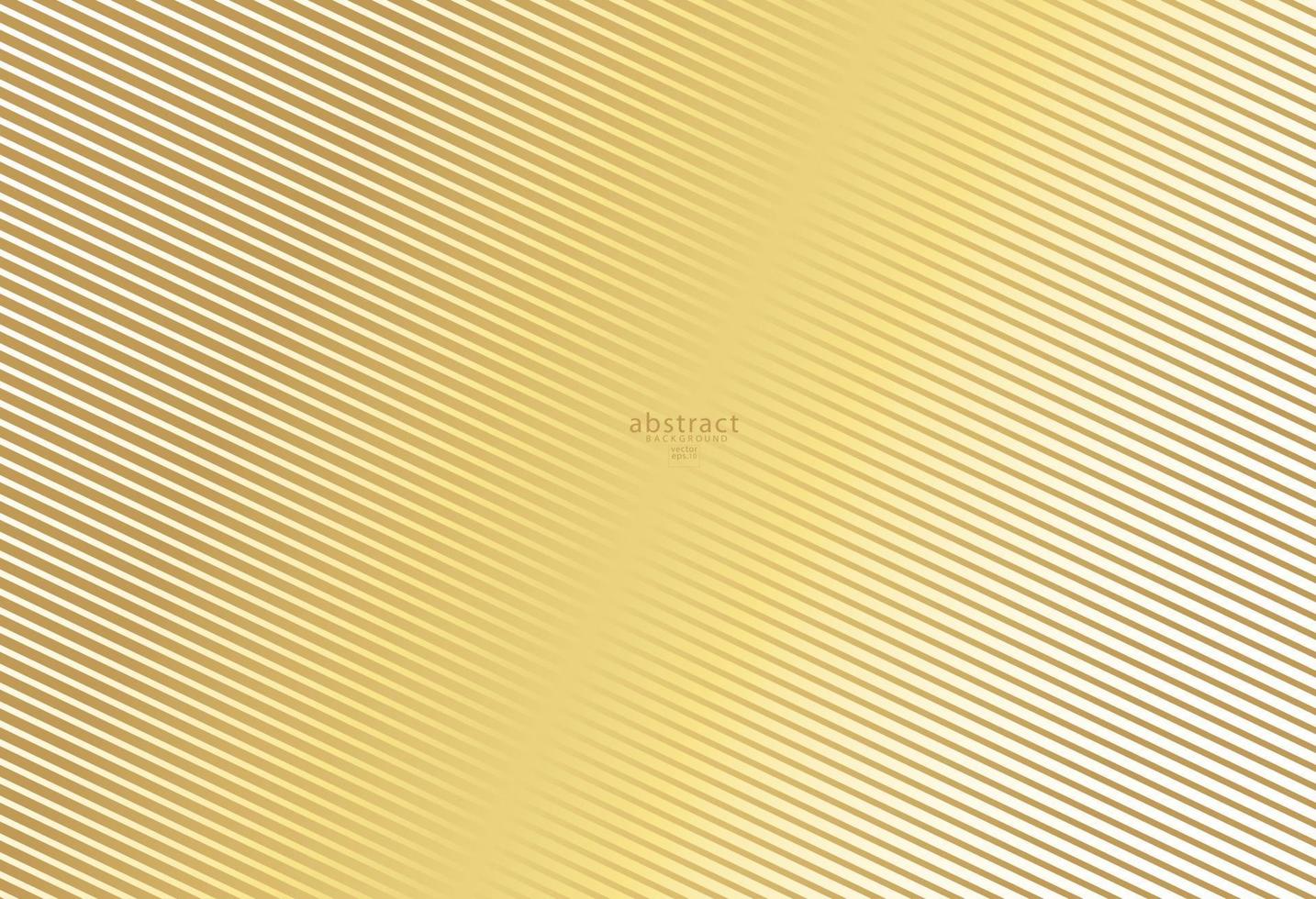 abstrakter goldener luxuriöser Linienstreifenhintergrund - einfache Textur für Ihr Ideendesign. Hintergrund mit Farbverlauf. moderne Dekoration für Websites, Poster, Banner, Vorlage eps10 vector