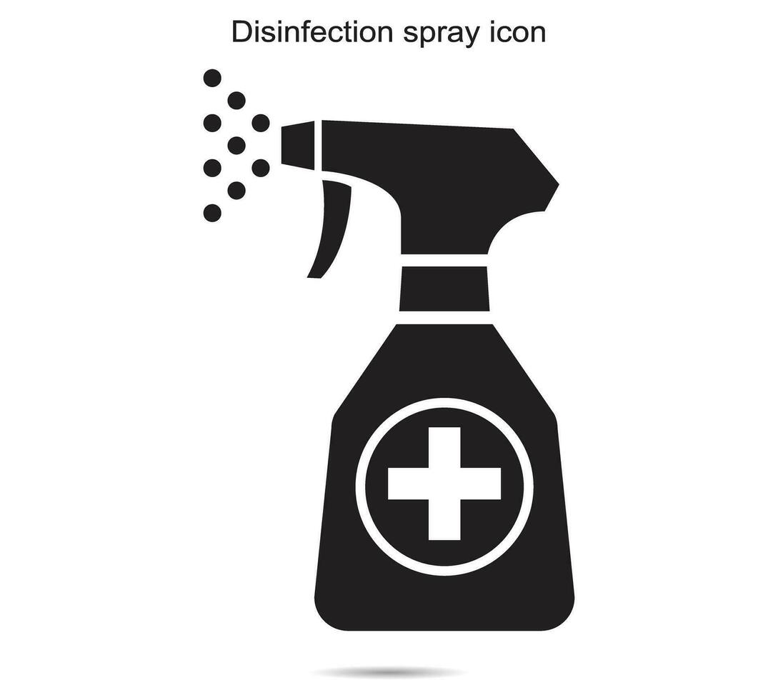 desinfektion spray ikon, vektor illustration.